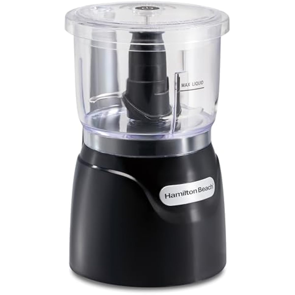 Hamilton Beach Electric Vegetable Chopper & Mini Food Processor, 3-Cup, 350 Watts, for Dicing, Mincing, and Puree, Black (72850)