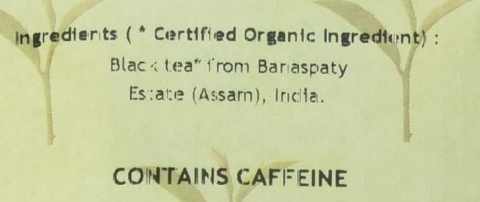 Davidson's Tea Bulk, Organic Assam Banaspaty Estate Tea 1 Pound Bag