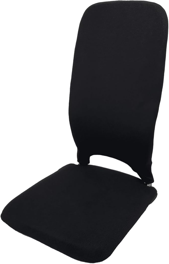 Q QUALITY BRAND COMPANY McCarty's SacroEase MSE5-BLACK – Lumbar Back Support Car Seat Cushion – Black Sacro Premium with Tall 24 Back Lumbar Support for Car Seat use - 16 in. x 15 in. x 24 in. in. -