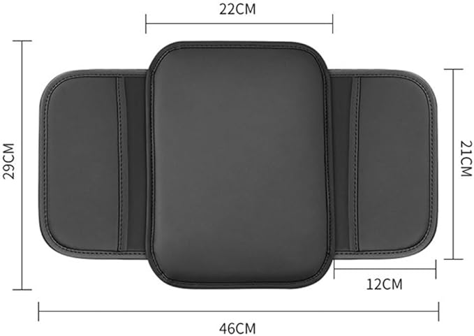 Arm Rest Pad Car for VW Routan 2008-2013, Car Center Console Cover Car Armrest Cushion Armrest Box Pad Car Accessories,Grey