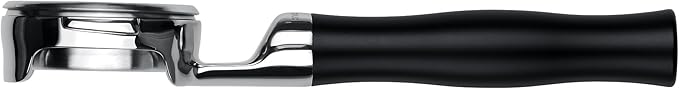 Normcore 58 mm Silm Bottomless Portafilter, Naked Portafilter with Black Anodized Aluminum Fits La Marzocco, 18 g Precision Double shot Basket Included