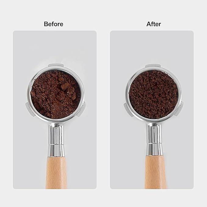 WDT Espresso Tool Retractable Espresso Coffee Stirrer Heavy Duty 6Pin WDT Espresso Distribution Tool Silver