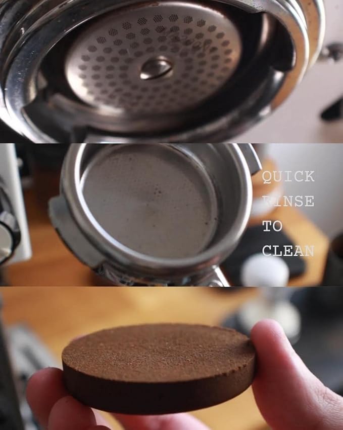 53.3mm Puck Screen – 3 Pack Stainless Steel Coffee Filter | Espresso Puck Screen, Puck Screen 54mm, Reusable Filter Disc for Breville Machines