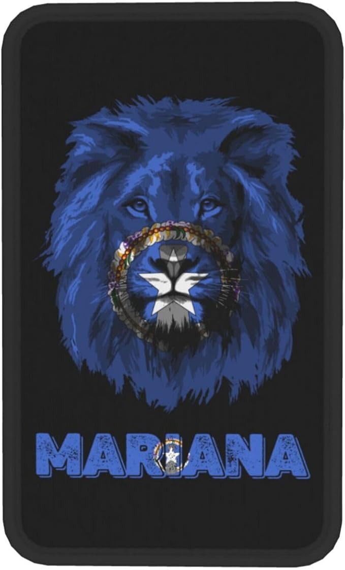Vintage Mariana Flag Lion Head Auto Center Console Armrest Cover Car Handrail Box Cushion Pad Mat Universal Fit Most Vehicle Sedan Truck SUV Soft Comfort Decor Accessories