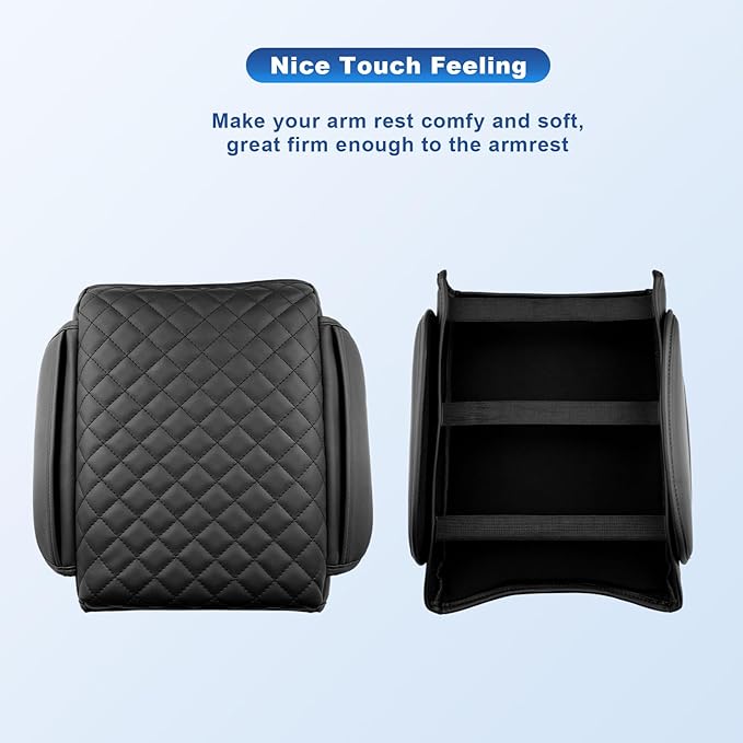 CDEFG 2023-2025 Pilot Center Console Cover for 2023-2025 Honda Pilot/2024-2026 Ridgeline/ 2024-2026 Passport Armrest Cover Middle Console Pad Arm Rest Cushion 2025 Pilot Hybrid Accessories