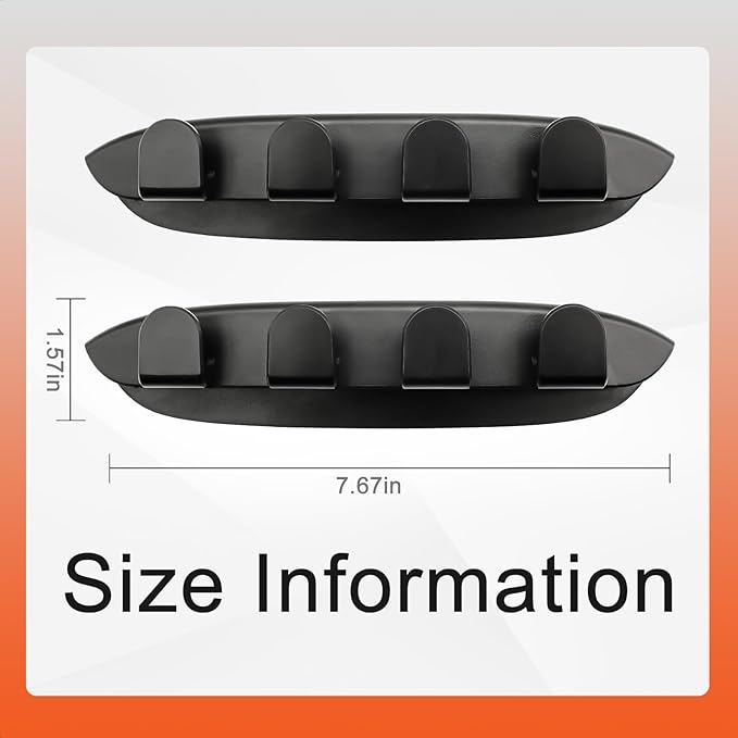 2PCS Seat Back Hooks for Tesla Model 3 Model Y 2017-2026, Car Coat Hanger Headrest Clothes Hanger Bags Hook Holder Portable Storage Luggage Hooks for Tesla (Black)