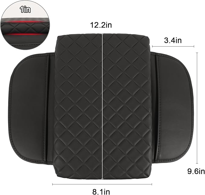 Console Cushion Cover for Toyota Tacoma 4Runner 2024 2025 2026 SR SR5 Off-Road PreRunner TRD-Sport pro Limited 2025 2026 4Runner Organizer Armrest Storage Box Cover Accessories