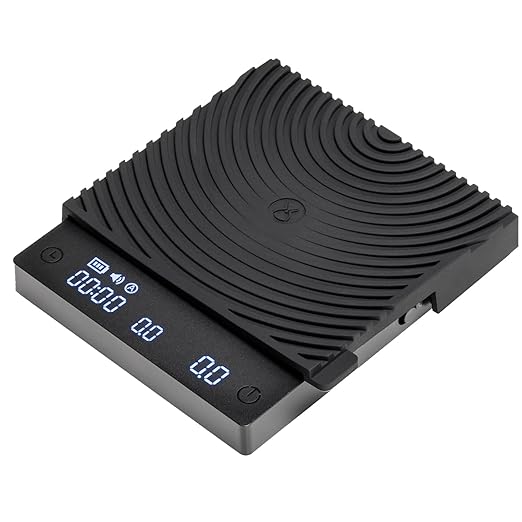 TIMEMORE Basic Mini Coffee Scale with Timer, Multifunction Electronic Espresso Scale, Ultra Thin and LightMini Digital Food Kitchen Scale for Baking, Cooking, (Black Mini)