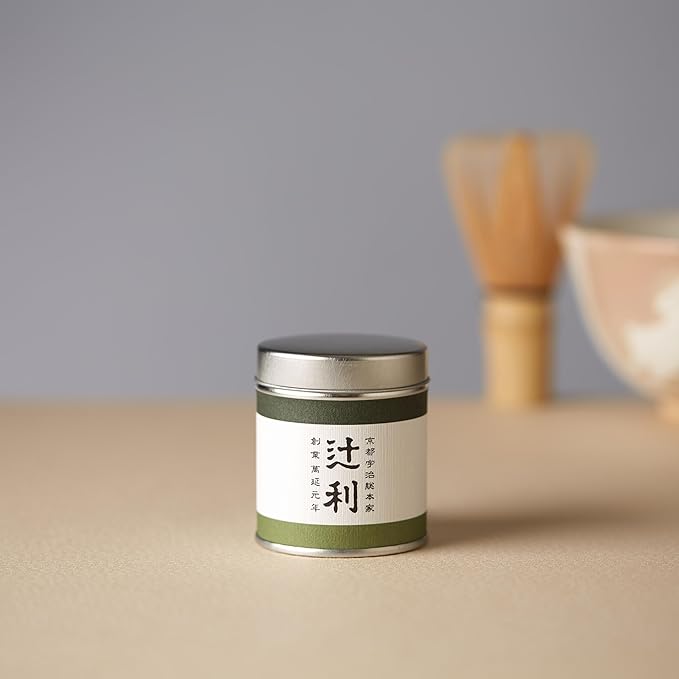 TSUJIRI Matcha - Toyo Mukashi (30g / 1.06oz) - Ceremonial Matcha Powder - Authentic Japanese First Harvest Matcha Green Tea - Uji, Kyoto, Japan, 1860
