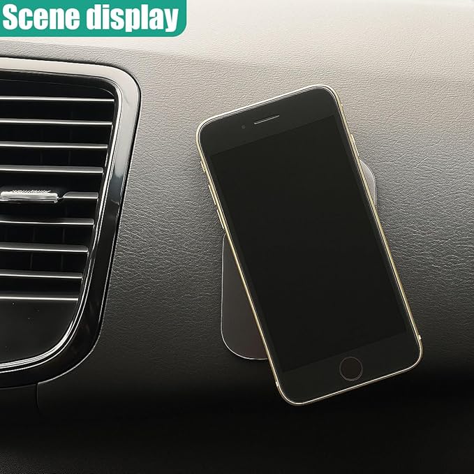 Sticky Gel Pads, Double Sided Adhesive Pads, Removable Traceless Gripping Pad, Washable Reusable Transparent Anti Slip Pad for Car Dashboard Office Home DIY Craft (10PCS)