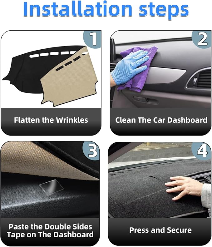 SKYLOTEC Dash Cover Custom Fit for Nissan Pathfinder 2022-2026 Dashboard Cover Mat Dash Pad Carpet Protector (Without HUD