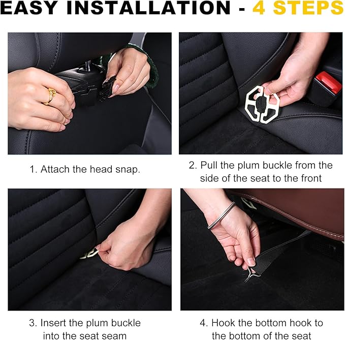 2 PCS Car Seat Back Pocket, Waterproof Leather Auto Back seat Organizer for Kids, Upgraded Car Organizer with Tablet Holder Pockets, Universal Interior Car Accessories (Coffee)