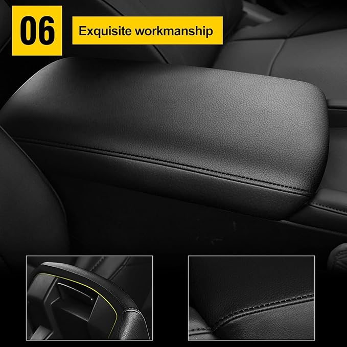 AOMSAZTO Console Covers for 2020-2024 Mazda Mazda3 Black