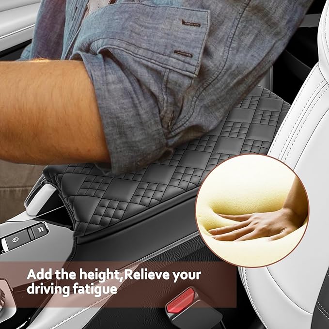SKTU for 2025 2026 Mitsubishi Outlander Center Console Cover for 2025 2026 Mitsubishi Outlander Armrest Cover Mitsubishi Outlander 2025 2026 Accessories Console Cushion 2025+ Outlander Seat Box Cover