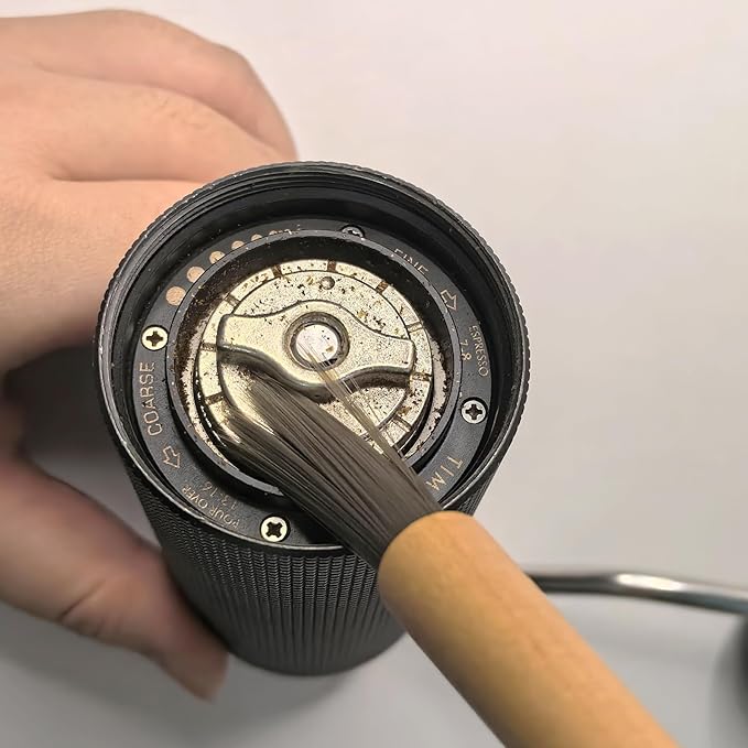 Coffee Grinder Cleaning Brush - Dusting Espresso Brush Accessories Cleaner Barista Brush Machine Cleaning Brush, Cleaner for Bean Grain Coffee Tool Barista Home Kitchen (Small-A)