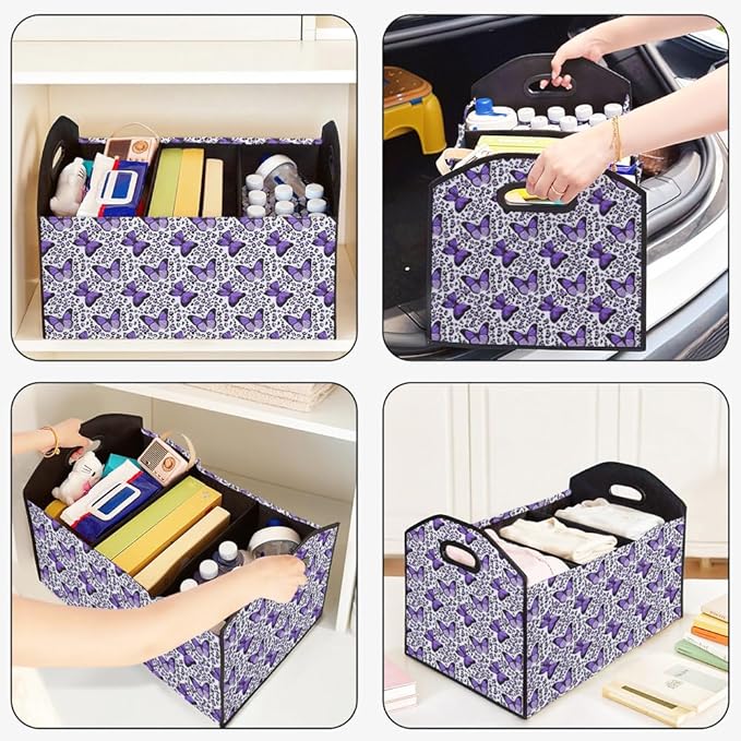 trunk organizer,car accessories for women,truck tool box organizer,collapsible multi compartment car back seat storage,clothing towel tote for living room,portable moving boxes