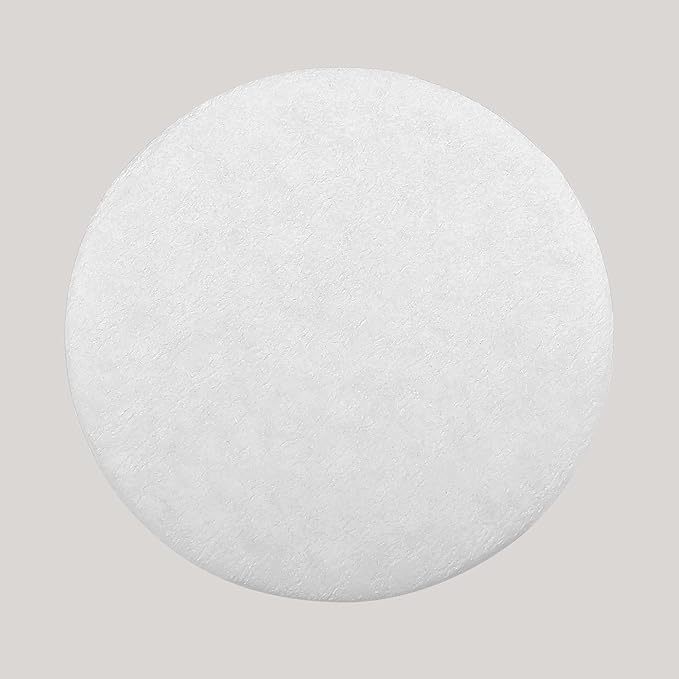 Normcore 55mm Espresso Paper Filters - Replacement Filter Packs - Paper Coffee Filter with Metal Storage Box Compatible with 58mm Portafilters Baskets - 200 Sheets