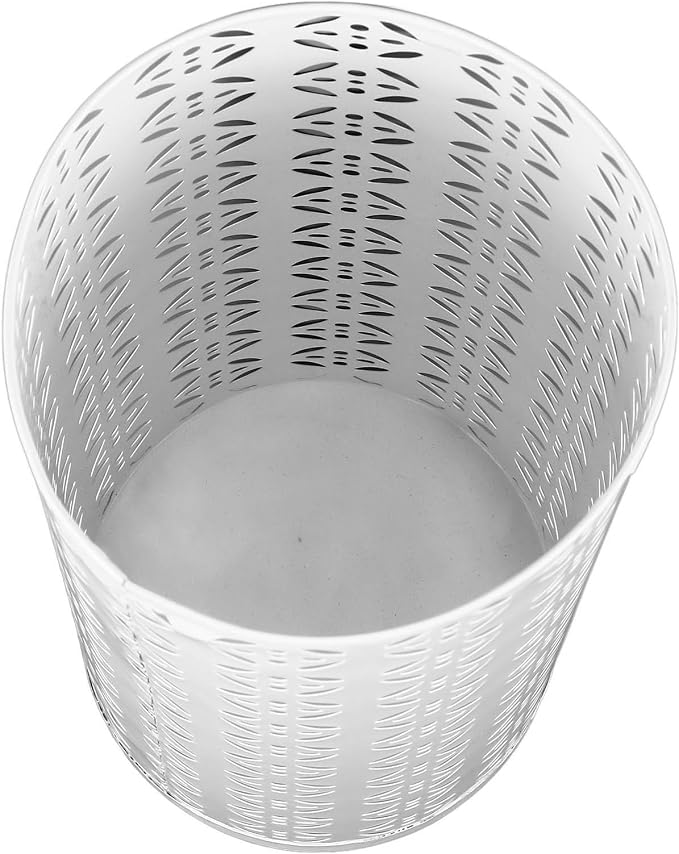 Round Umbrella Organizer Bin, Freestanding Metal Umbrella Holder Umbrella Stand Rack for Entryway, Canes Walking Sticks Holder Rain Collection for Home, Office (M 100x70cm / 39.37x27.56in)