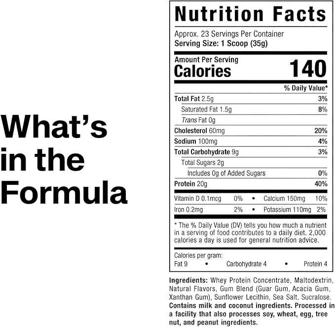 Muscletech Grass-Fed Whey Protein Powder (Deluxe Vanilla, 1.8LB) - Whey Protein Smoothie & Milk Shake Mix Supports Muscle Gain & Recovery - 20g of Whey Protein for Women & Men - Non-GMO & Gluten-Free