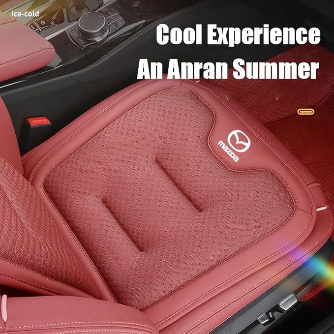 Car Seat Cushions for Mazda 2 3 5 6 MX-5 MX-30 CX3 CX-30 CX-5 CX-50 CX-7 CX-8 CX-9, Anti-Scratch Seat Cushions Breathable and Soft Car Seat Cushions Car Interior Accessories