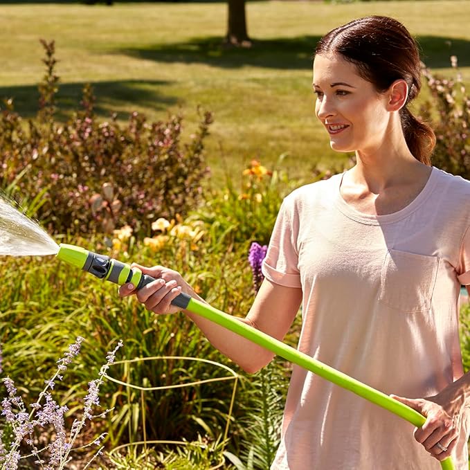 Flexzilla Garden Hose with SwivelGrip, 5/8 in. x 50 ft., Lightweight All-Weather Water Hose, Durable and Flexible, Leak-Free Connections