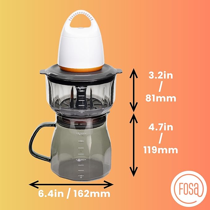 FOSA VacBrew - The Ultimate Hot & Cold Brew Vacuum Coffee Maker | 4-Program Timer with 17oz (500ml) Dual-Use Carafe (3 Programs Timer Vacuum Pump included)