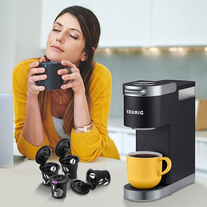 Reusable K Cups for K-Mini/K-Duo/K-express, 4 Pack Reusable Coffee Pods for K-eurig, BPA Free Refillable Single K Cups for K-eurig 1.0 & 2.0 Series