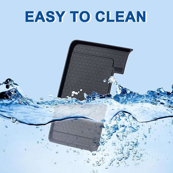 TOPINSTALL 2026 Wireless Charging Non-Slip Mat Compatible with 2025 2026 Toyota Camry, Black Silicone Protective Pad Center Console Liner for Camry Accessories
