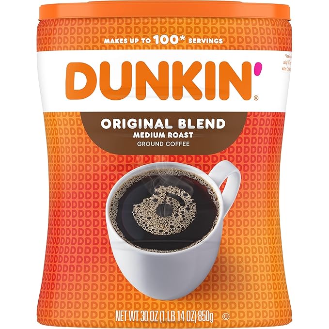 Dunkin' Original Blend Medium Roast Ground Coffee, 30 Ounce