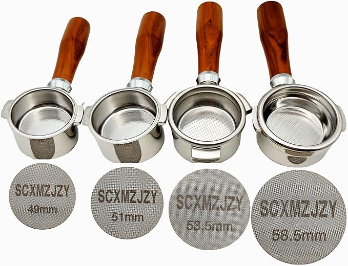 51mm Espresso Puck Screen, 1.7mm Thickness, 150μm, made of 316 Stainless Steel. This Coffee Portafilter Puck Screen is designed for Espresso Portafilter and serves as a Lower Shower Screen