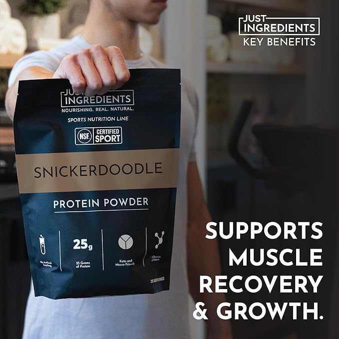JUST INGREDIENTS Snickerdoodle Protein Powder - NSF
