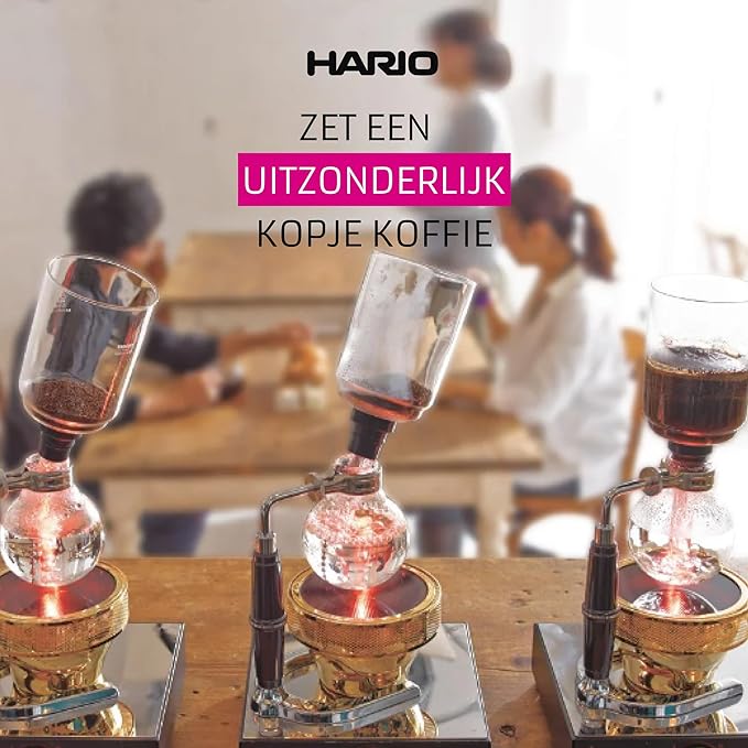 HARIO Technica Three Cup Coffee Siphon, 360ml