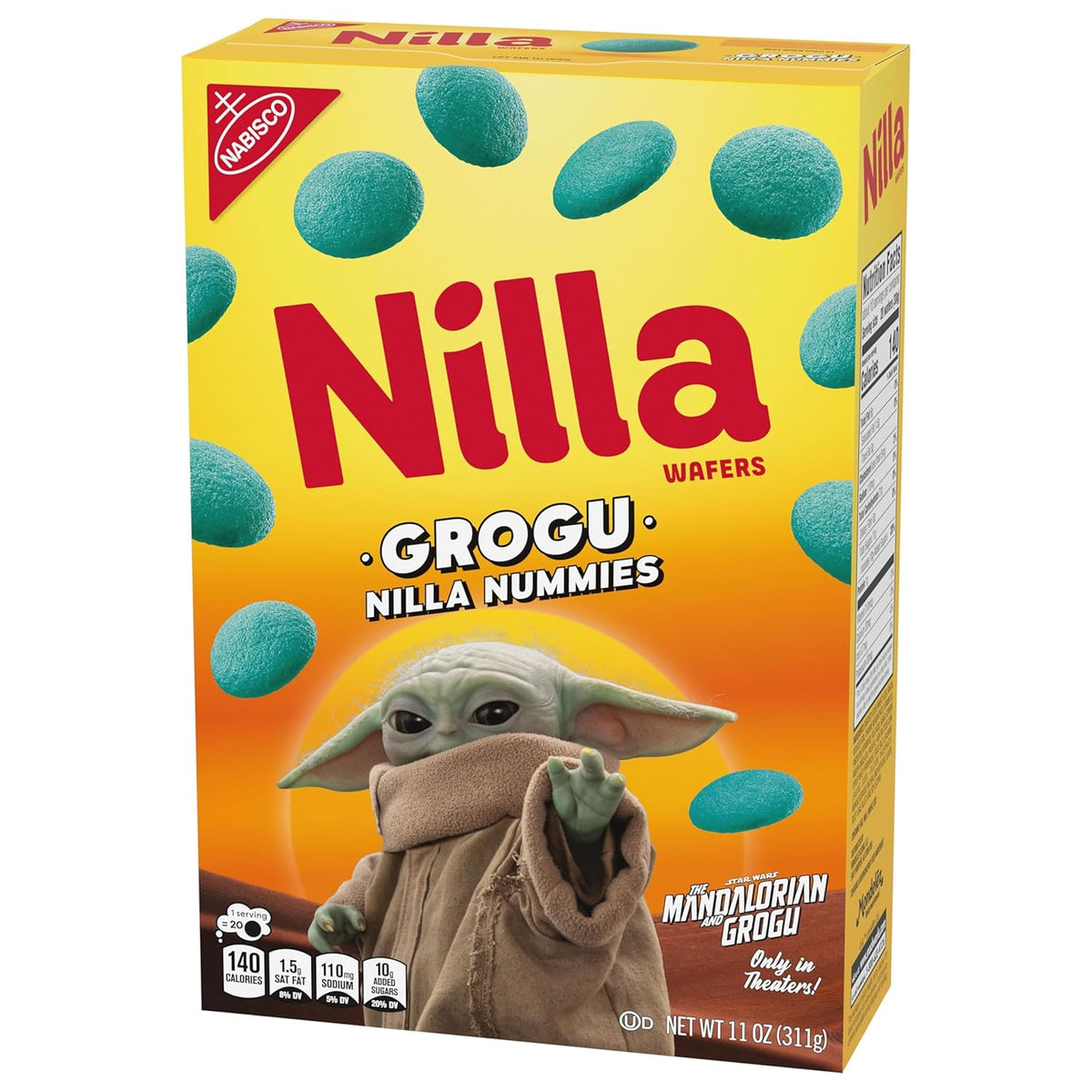 NILLA Wafers Grogu NILLA Nummies, Vanilla Wafer Cookies, Limited Edition, 11 oz