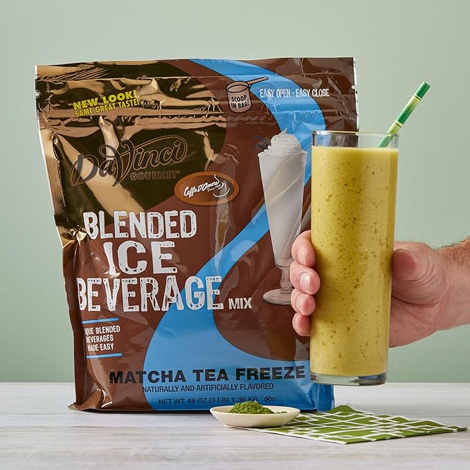 DaVinci Gourmet Matcha Green Tea Smoothies Blended Drink Mix, 3 Pounds
