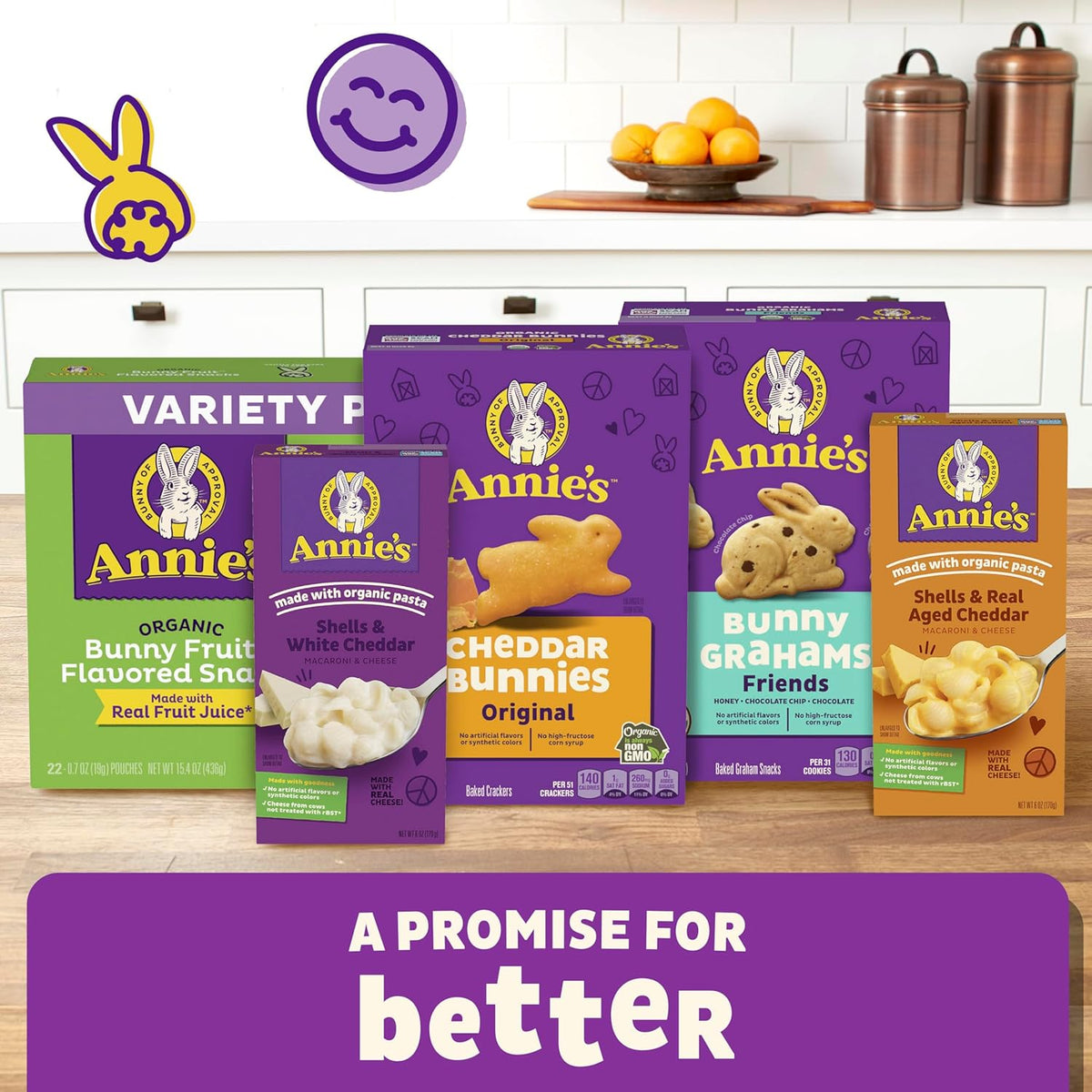 Annie's Sweet and Salty Snack Variety Pack, Cheddar Bunnies, Bunny Grahams and Bunny Fruit Flavored Snacks, Organic Kids Snacks, 12 Pouches, 10.8 oz