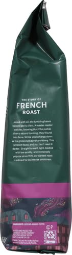 Starbucks Ground Coffee,Dark Roast Hot or Iced Coffee,French Roast,18 oz,(Pack of 2)