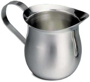 Betolla 5 oz Stainless Steel Bell Creamer – Bell-Shaped Mini Pitchers for Serving Cream, Milk, Syrups & More