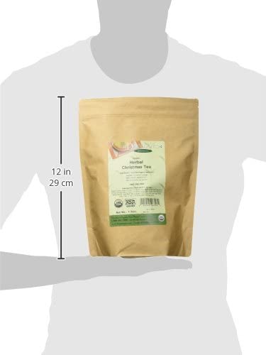 Davidson's Organics, Herbal Christmas Tea, Loose Leaf Tea, 16-Ounce Bag