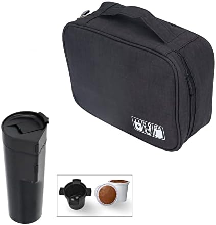 HEEPDD Portable Coffee Maker Storage Bag, Travel Machine Carrying Case, Mini Tote for Outdoor Use