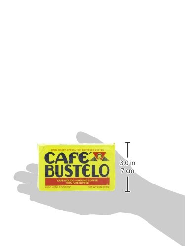 Café Bustelo Coffee, Espresso Ground Coffee Brick, 6 Ounces, 28 Count