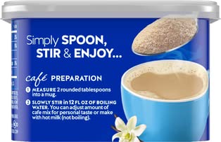 Maxwell House International French Vanilla Sugar Free Cafe Beverage Mix 4 oz Canisters, Pack of 4