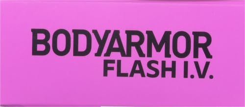 BODYARMOR Flash IV Electrolyte Packets, Grape - Zero Sugar Drink Mix, Single Serve Packs, Coconut Water Powder (6 Count) (Pack of 2)