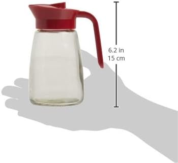 GoodCook Everyday 12 oz. Syrup Dispenser – Easy Pour Spout Waffle & Pancake Syrup Dispenser Container, Glass Syrup Bottle for Maple Syrup, Honey, Barbecue Sauce