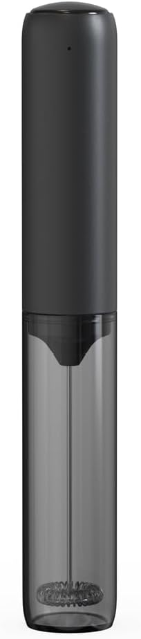 Electric Milk Frother Handheld, USB Rechargeable Portable Whisk, Stainless Steel Foam Maker for Coffee, Latte, Matcha, Home and Travel