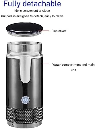 VGEBY Portable Coffee Maker,Mini Handheld Coffee Machine Cordless Type C Rechargeable Auto Mini Coffeemaker with 1200mAh Battery for Travel Camping