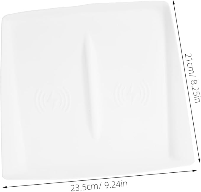 Zerodeko Charging Silicone Mat for Model Slip Center Console Protector Durable and Convenient Cordless Charging Pad for Car Accessories