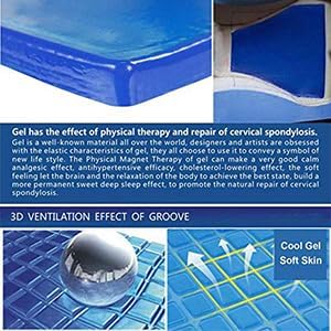 Car Seat Gel Pad Seat Cushion Shock Absorbing Mat Comfort Reduce Fatigue Pad DIY Soft Cool Auto Seat Pad Office Chair Dirt Bike Motorcycle Truck Long Drive Seat Pad 35 x 35 x 1cm