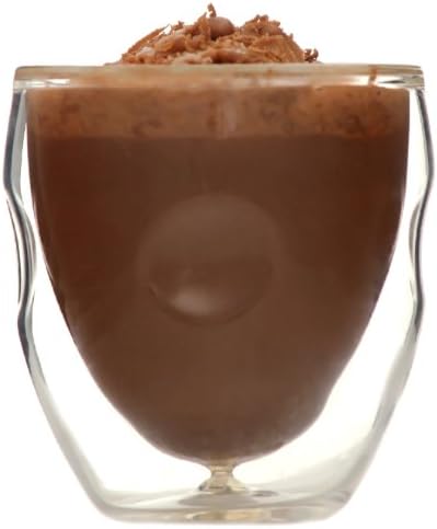 Ozeri Moderna Artisan Series Double Wall Beverage and Espresso Shot Glasses, 2-Ounce, Set of 4
