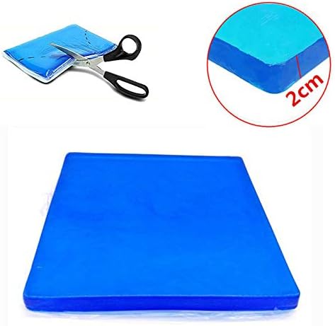 Motorcycle Seat Gel Pad for Harley Seat Cushion Shock Absorbing Mat Comfort Reduce Fatigue Soft Cool Pad DIY Office Chair Cushion Car Truck Peterbilt Driver and Passenger Pad 35 x 35 x 2cm