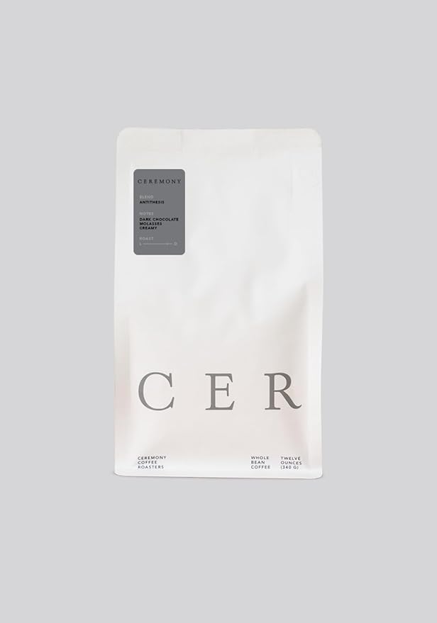 Ceremony Coffee Roasters - House Coffees Variety Pack - Specialty Ground Coffee Antithesis & Thesis Blends- 2x12oz Bags (French Press - Coarse Grind)